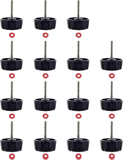 15 Pack Screws Nuts Caps for Fishing Spinning Reels Knob Power Handle Grip