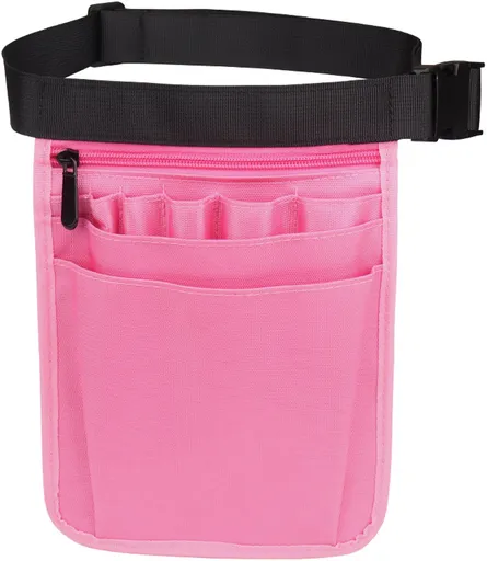 Fanny Pack Multifunctional Design Adjustable Size Unisex Pink
