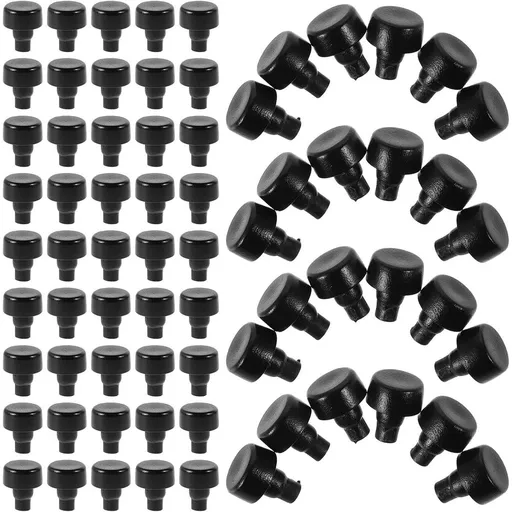 Replacement Slow Cooker Feet Non-Slip Black Plastic 200 Piece