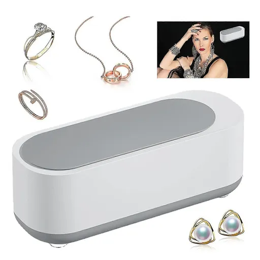 Low-Noise 45kHz Ultrasonic Jewelry Cleaner Machine for Glasses & Retainers