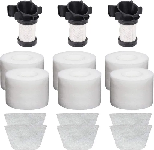 Replacement ilters or Shark ION lex DuoClean X30 X40 60 80 I200 I201 I202 I205 I251 I252 I281 I282 I285 U280 IC205 IR70 IR100 IR101, 3 Post 6 oam&elt ilters, XPREM100