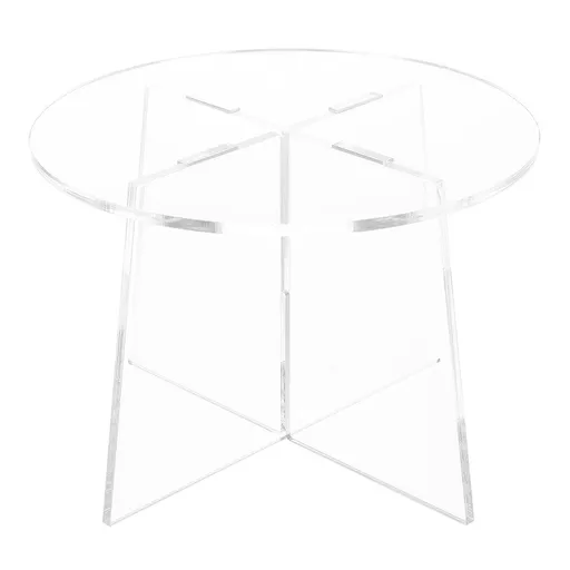 Acrylic Plant Stand Table Top Plant Stool Small for Home Office Decorative Display