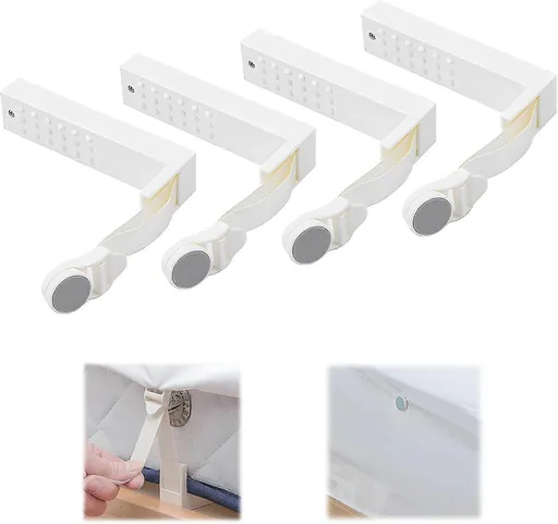 Bed Sheet Grippers, Corner Fasteners, Latest Model