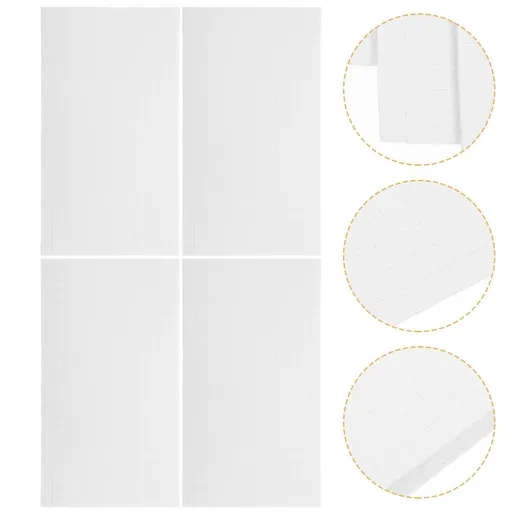 White Foam Dot Squares Adhesive Tape 5 Sheets for Scrapbooking, Crafts, Projects and Decorations