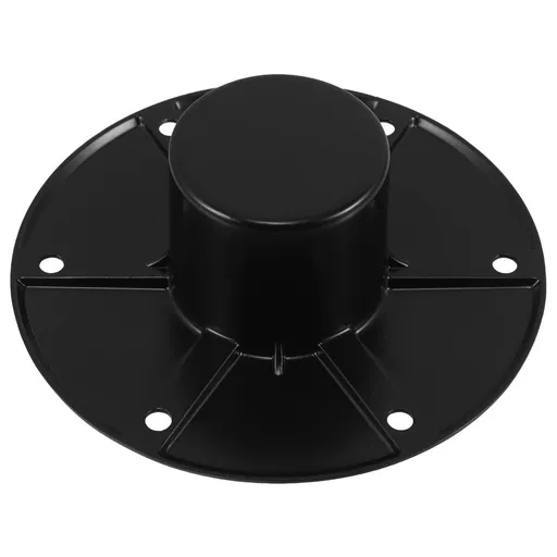 Black Aluminum RV Table Mount Base for Camper Van with Quiet and Smooth