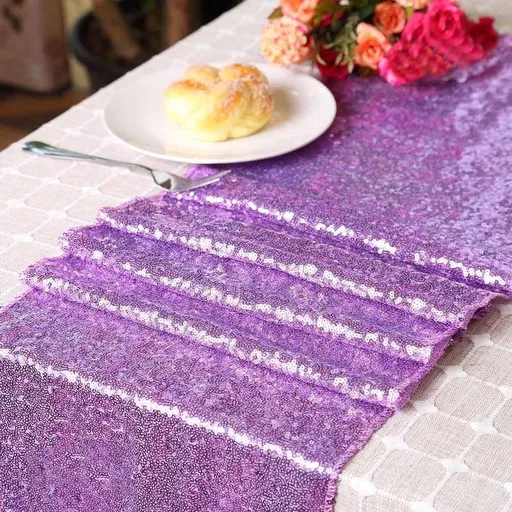 Sequin Table Runner Sparkly Metallic Sequin Runner for Wedding Party Dinner Reception, Event Bridalwedding Runner, Birthday Party, Dinner Party, Shower