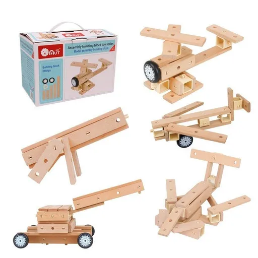 wooden toolbox, animal themed toy, building set, kids construction toy, fine motor skills, creative play, educational toy, birthday gift, Children's Day gift, Australian toy - Multi - Size 4