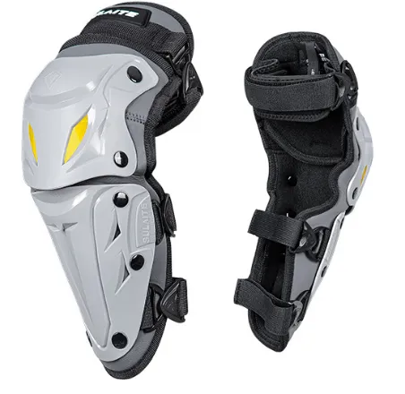 SULAITE Motorcycle Elbow Guards Long Forearm Protectors Grey Hard Shell Armour Quick Release Adjustable for Motocross Dirt Bike