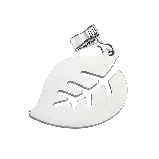 Tablecloth Weights Pendant Stainless Steel Tablecloth Clip Leaves Shaped Metal for Dinner Table,Pack of 4