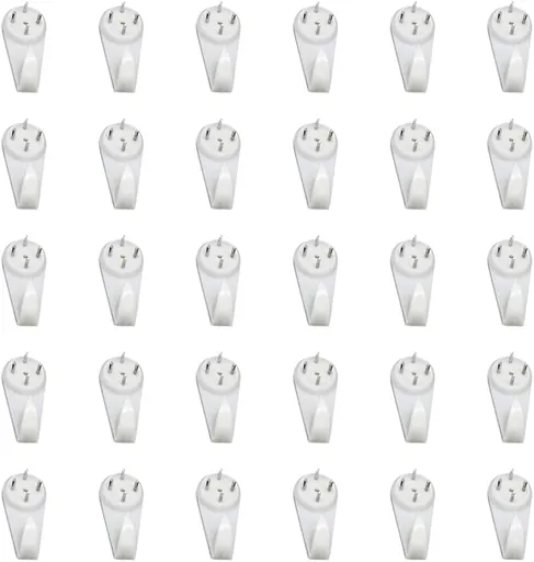Concrete Wall Hooks，30pcs Invisible Nail Hangers, No Damage Wall Picture Hanger ， Powerful Concrete Hard Wall Drywall Picture Hooks Non-Trace Hanging Hook for Picture Photo Frame Clock Hangers