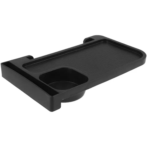 Recliner Beverage Tray Black ABS Plastic for Outdoor and Patio