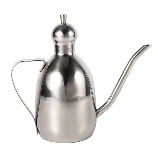 1Pc 0.35L Stainless Steel Olive Oil Dispenser Vinegar Pot Bottle Home Kitchen Use Hot