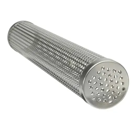 304 Stainless Steel BBQ Smoker Tube for Hot and Cold Smoking on Gas, Charcoal and Electric Grills, Silver, 30 cm