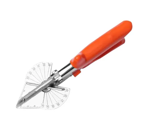 Angle Mitre Shear Cutter - Multifunctional Tool for Angular Cutting of Plastic, PVC, and Molding Trim Adjustable at 45 To 135 Degree