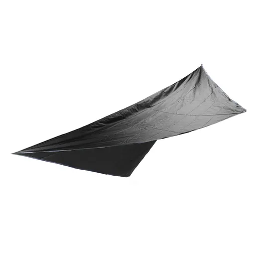 Camping Canopy Multifunctional Quadrangle Sunscreen Waterproof Tent Tarp Outdoor Hammock Tent for Camping Outdoor Beach Black