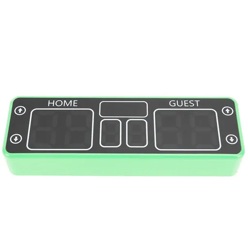 Digital Scoreboard Battery Powered Scoreboard LED Electronic Scoreboard Score Keeper 2000mAh for Indoor Outdoor Games Green