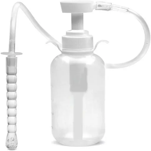 Vaginal Douche Cleaner - Anal Douche Vagina Cleaning Kit,3 Nozzle Tips - Reusable Manual Pressure Enemas for Douche,Coffee & Water Colon Cleansing