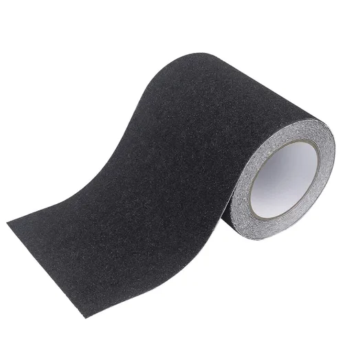 6 Inch x 16Foot Anti Slip Traction Tape,High Traction Friction Abrasive Adhesive Stairs Step, Black