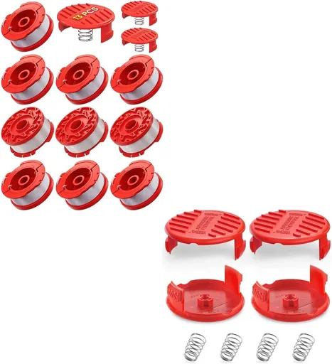 13 Pack CMZST0653 Weed Eater String and 4 Pack CMZST120SC String Trimmer Spool Compatible with Craftsman Weed Wacker