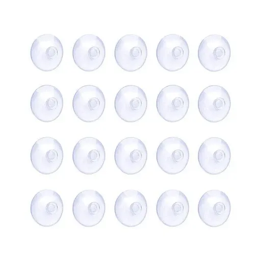 20Pcs 20/40Mm Suction Cups Caps Suckers Aquarium Fish Tank Glass Hanger Pads - 20MM
