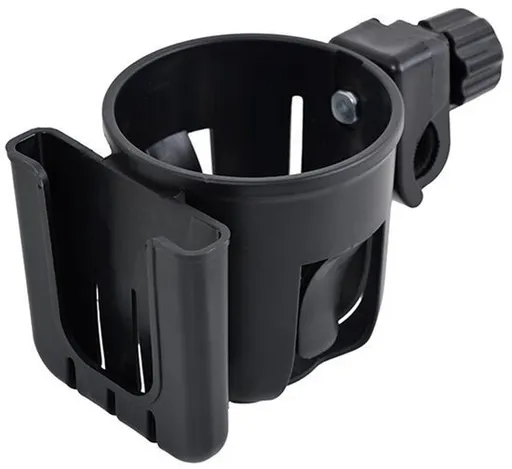 2-in-1 Bicycle Water Bottle and Phone Holder - Water Bottle Holder - Phone Stand - 360° Rotatable Water Bottle Holder - Black