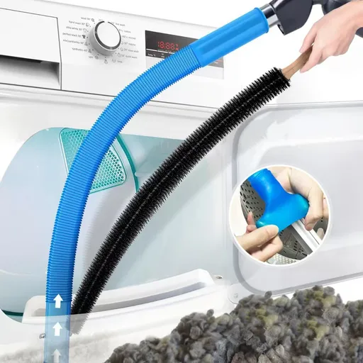 Sealegend Dryer Vent & Washing Machine Deep Cleaner Kit - 8M Flexible Vacuum Hose Attachment & Lint Brush