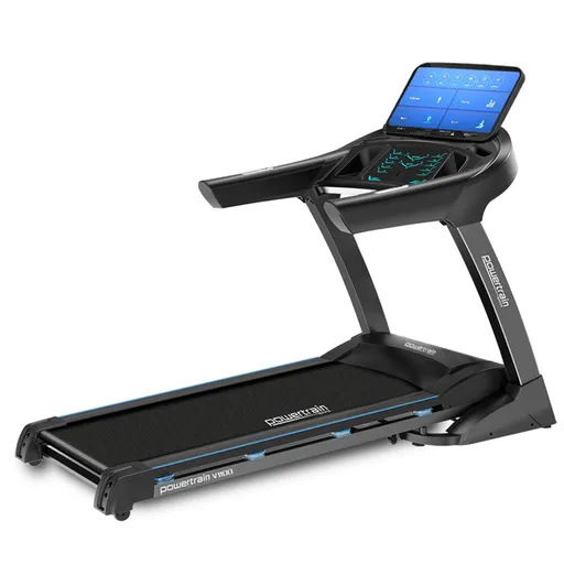 Powertrain V1100 Treadmill Electric Exercise Machine 15.6 Wifi TFT Touch Screen Home Gym Cardio Running Fitness