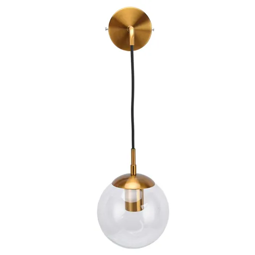 Modern Retro Wall Lamp Decorative Minimalis Glass Ball E27 Wall Light for Living Room Bedroom Study 110‑240V