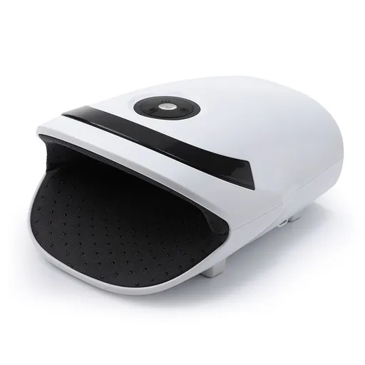 White Portable Electric Hand Massager - USB-C Rechargeable, Airbag Compression, Graphene 42℃ Constant Heating & 5 Levels Intensity for Everyday Use and Arthritis Carpal Tunnel Relief