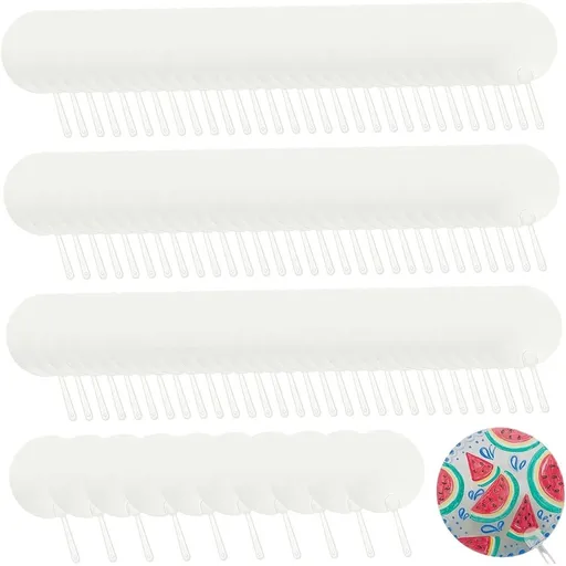 100Pcs Sublimation Fans Blank Clear Plastic Hand Fan Removable DIY Crafts for Kids Adults