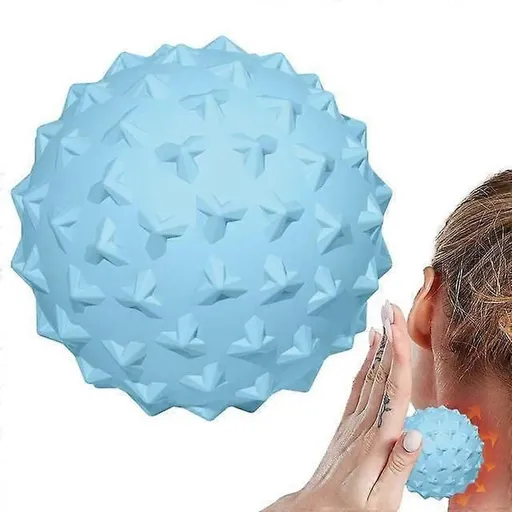 TPE Massage Ball for Deep Tissue Muscle Massage, Trigger Point relaxation, Yoga, Fitness and Muscle support - Blue