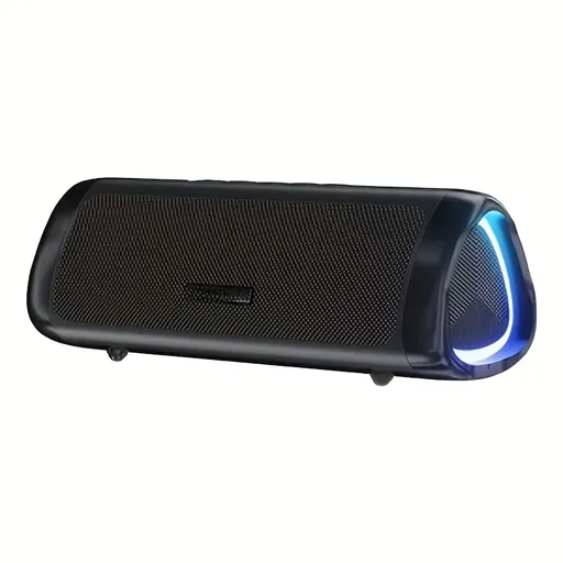 Portable RGB Bluetooth Speaker with Lights – 10W Stereo Sound, Bluetooth 5.3, TWS Pairing, 2000mAh, Outdoor Camping Cycling