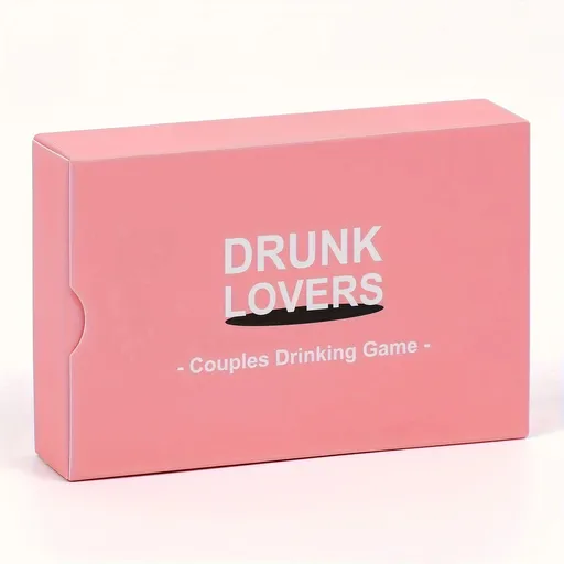 DRUNK LOVERS 54-Card Game - Compact Party Fun Multiple Players Drinking Card Game Set for Friends, Couples & Game Nights
