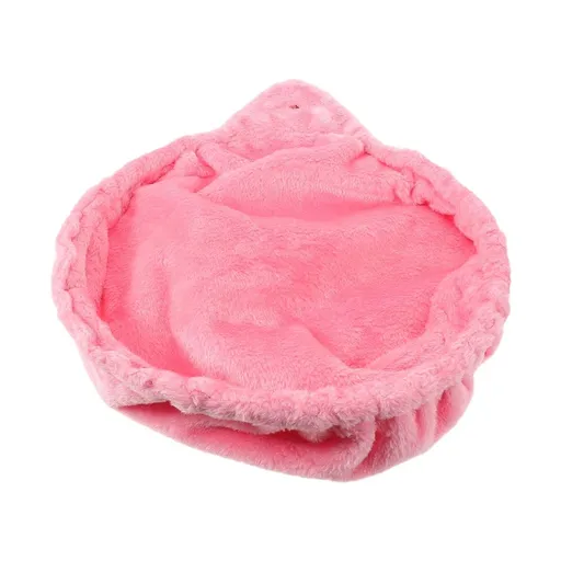 Soft Pink Hanging Cat Hammock Replacement Bed for Cat Tree with Washable Material and Easy Installation