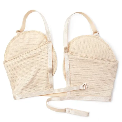 Reusable Underarm Sweat Pads, Invisible Anti-Sweat Armpit Liners, Breathable Sweat-Proof Pads—Beige