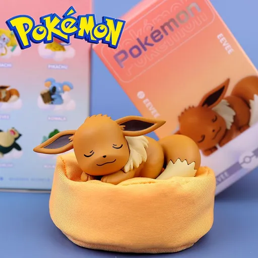 Pokemon Caraby Beast Sleeping Figure PVC Decoration Sleeping Posture Ornaments-Ibrahim [144 pats in the whole box]]