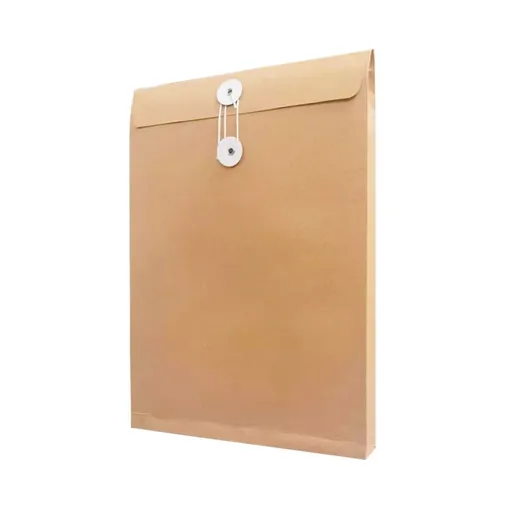 50pcs Brown Envelopes Paper Folders Poly Envelope Folders Paper Organizer Document Carrier Envelopes Envelopes