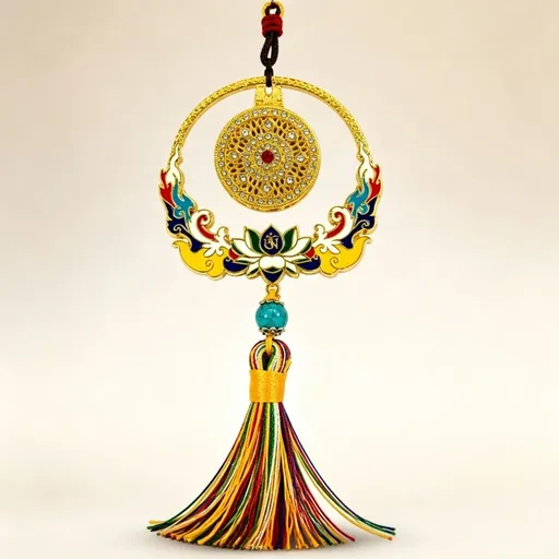 Alloy Car Pendant Chinese Style Lion Ornament [eight treasures of diamonds] car ornaments