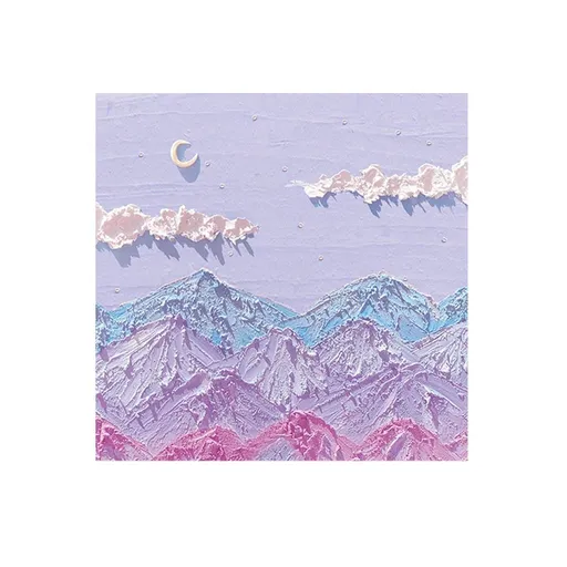 800 Sheets Colorful Oil Painting Sticky Notes Memo Pads Self-Adhesive Notes - 6#
