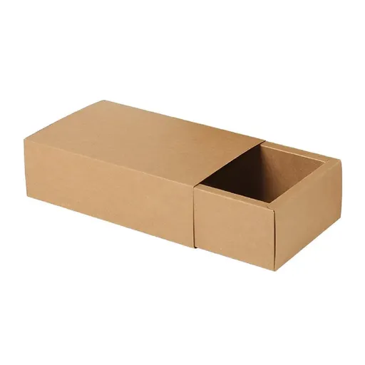 Kraft Paper Drawer Box Packaging Gift Storage Organiser Small Kraft Boxes - 10x5x3.5cm