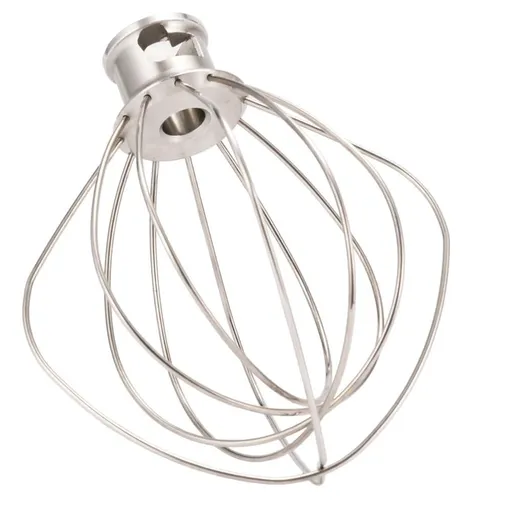 K45WW Stainless Steel Wire Whip for KitchenSeries Tilt-Head Mixer 5 Quart Bowl,6 Wire whisk Fits for Artisan Mixer,Heavy Duty,Dishwasher Safe,Balloon Whisk