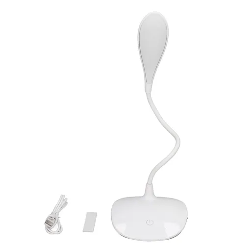 LED Desk Lamp USB Charging Touch Control 3 Modes Gooseneck Table Light for Children Students