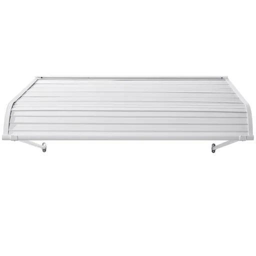 Aluminum Awning 1219 × 1066 mm, Durable Window Awning Door Canopy, Lightweight and Stable Aluminum Exterior Awnings Rain Snow Sunlight Protection for Door Entrance Windows Patio Porch
