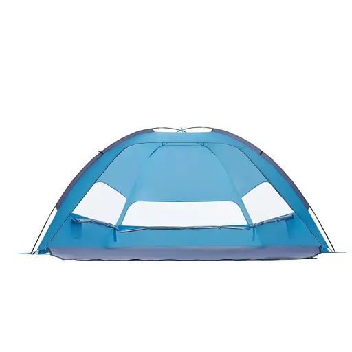 Beach Tent Sun Shelter for 6 Person, UPF 50+ Protection, Portable Sun Shade Canopy with Carrying Bag & Sand Pockets