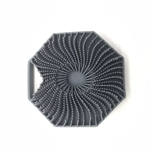 Antimicrobial Silicone Body Scrubber, Exfoliating Body Scrubber for Sensitive Skin, Silicone Body Brush for Showering