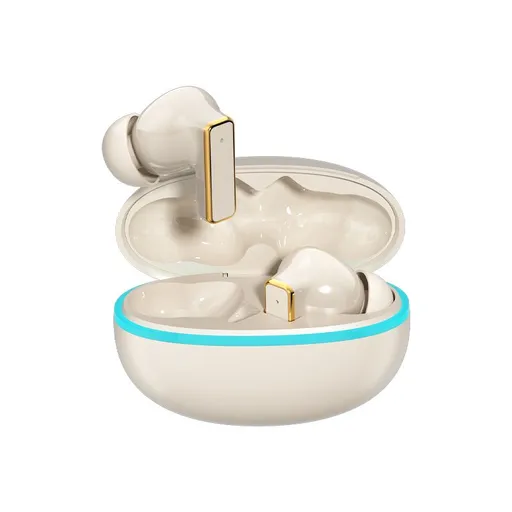 True Wireless Earbuds Heavy Bass 13mm Cream