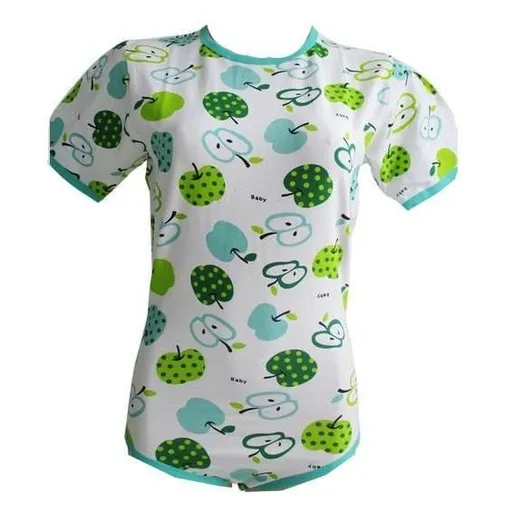 House Of Dasein Green Apple Abdl Onesie Littles Romper - Green - Xxl