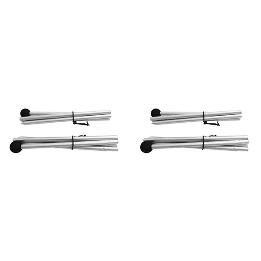Beach Tent Poles Replacement 4 Packs Foldable Portable Aluminum Alloy Repairing Fixing Accessories for Camping Parties