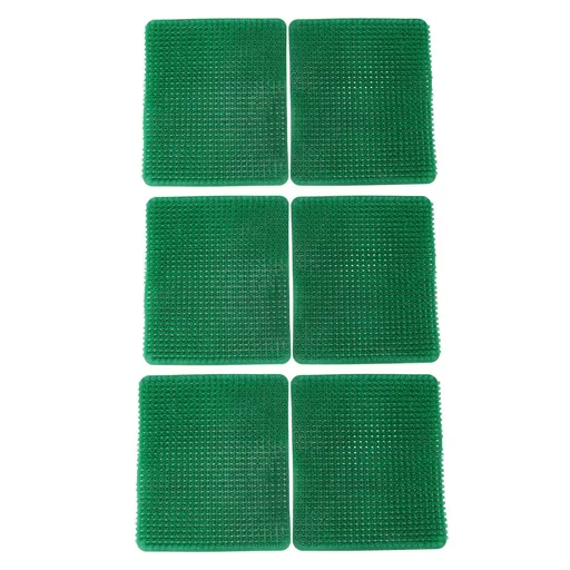 6 Pcs Chicken Nesting Box Pads PE Chicken Nesting Pads for Coop Chicken Egg Laying Accessory Green