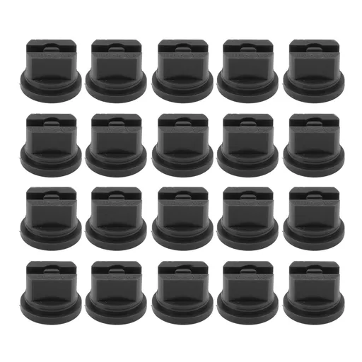 20 Pcs Flat Fan Spray Tip Uniform Spray Distribution 110 Degree Agricultural Sprayer Atomizing Nozzle 30.68mm Bore Diameter